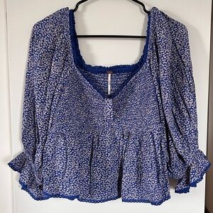 Free People Brittnee Printed Top